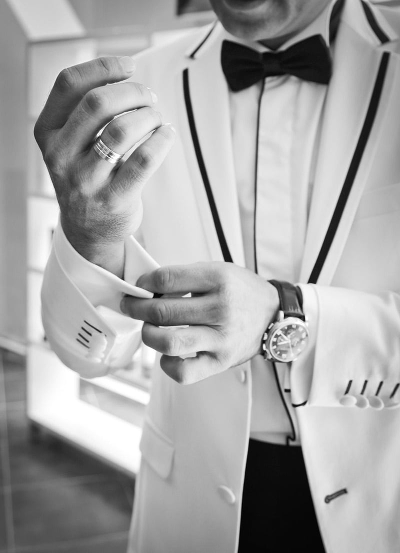 Men's Black Tie Wedding Outfit