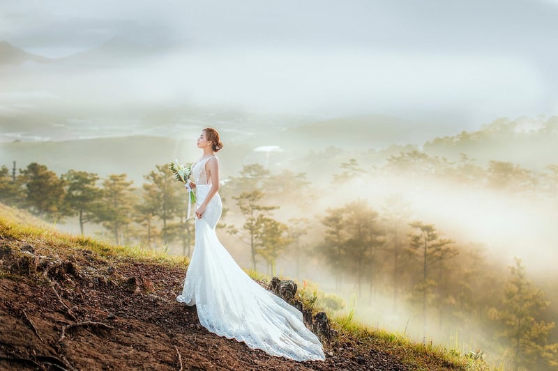 Women's Black Tie Wedding Outfit